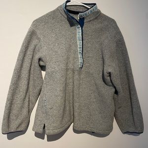 L.L. Bean Snap Winter Quarter Sweater